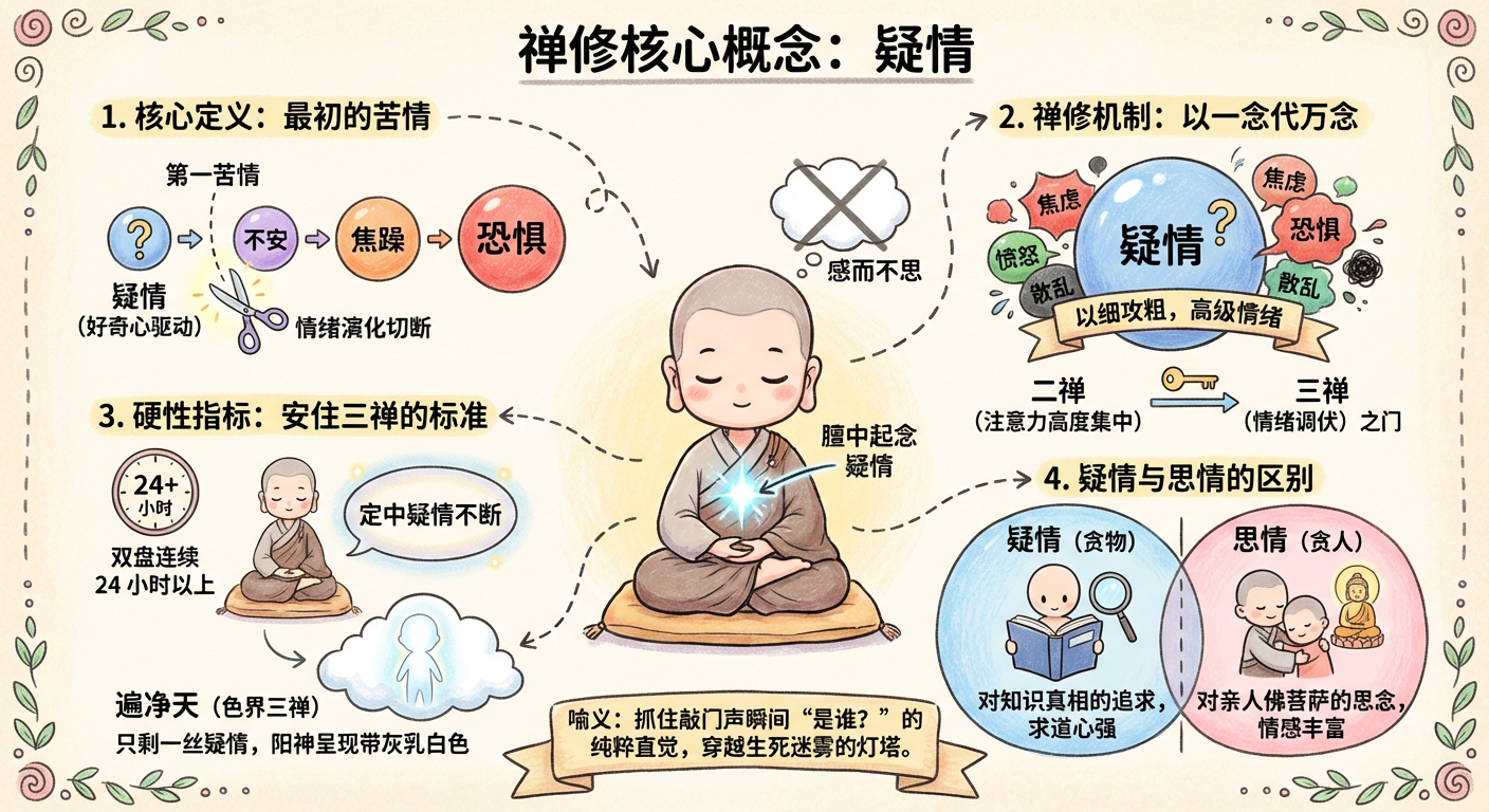 疑情(一) - 禪修方法圖解